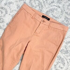 Liverpool Los Angeles Pants Color Blush Mid Rise Crop Straight Women's Size 6/28